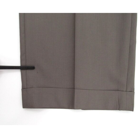 Vintage Majer Slacks Merino Wool Pants 34x29 Taupe Trousers Union Made USA - Picture 14 of 16